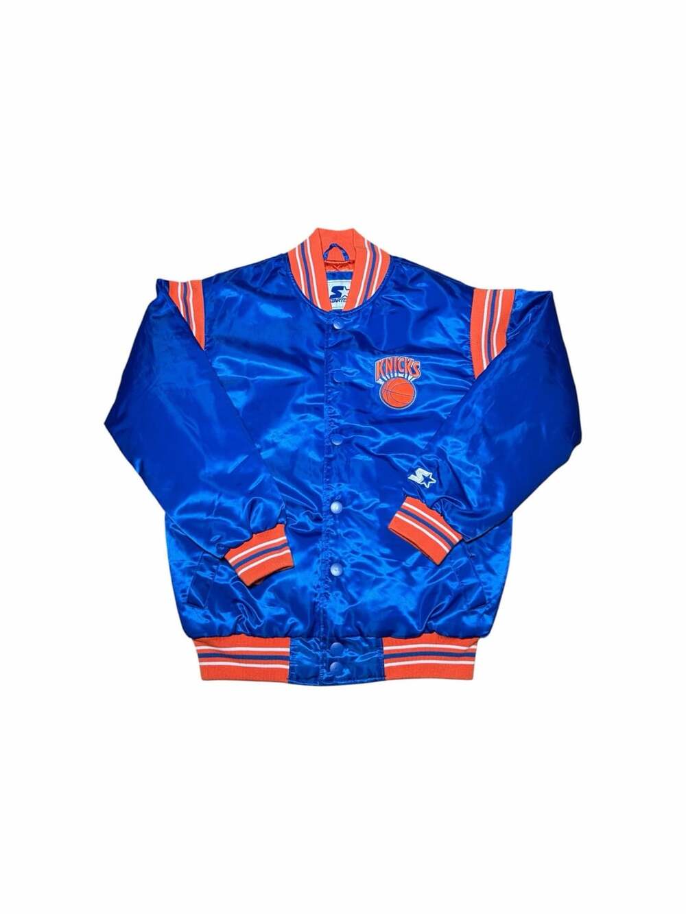 Y2K Starter New York Knicks Satin Varsity Jacket Youth Size M
